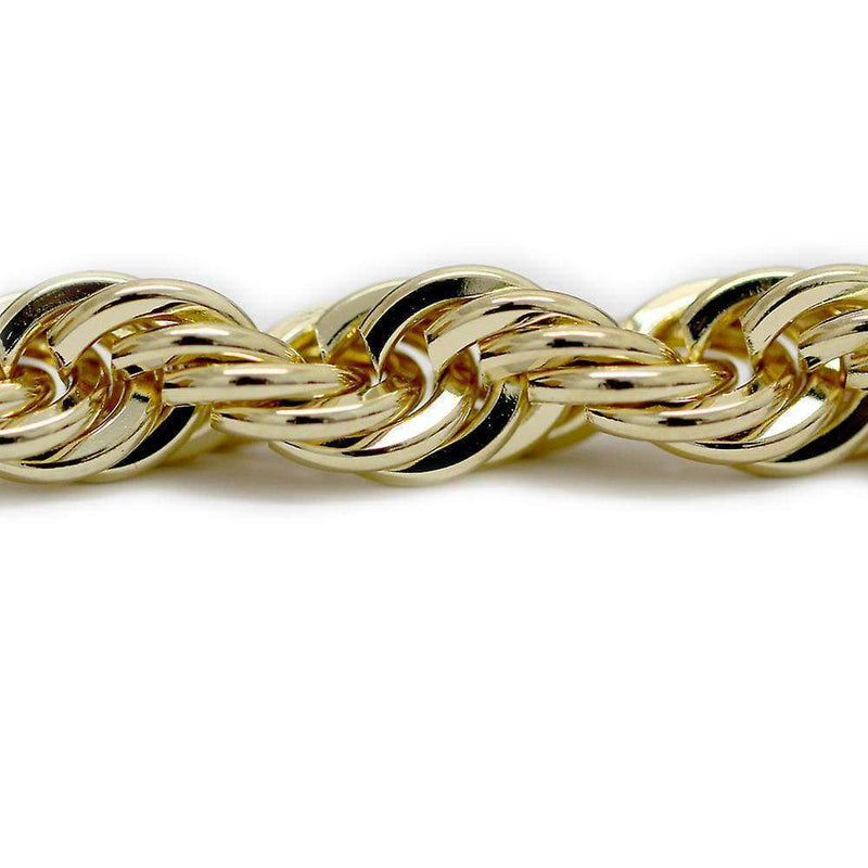 3mm Gold Rope Chain - Jewelry