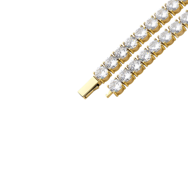 Gold Tennis Bracelet 3mm