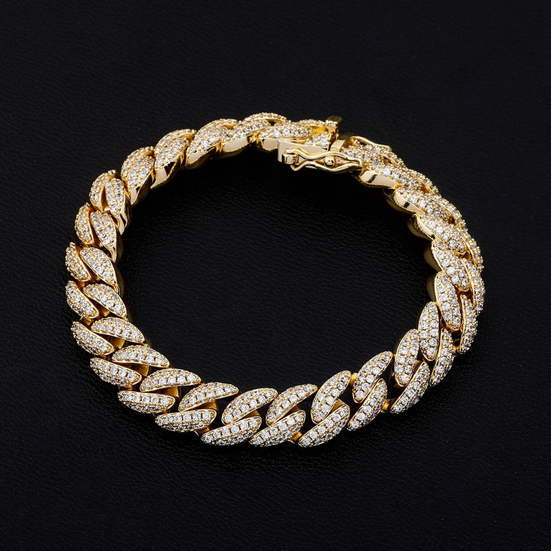 Little Gold Cuban Link Bracelet 8,5mm