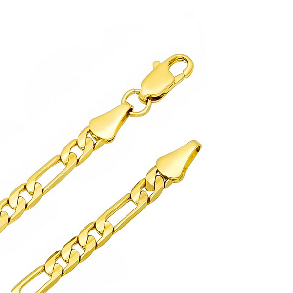 4mm Gold Figaro Chain
